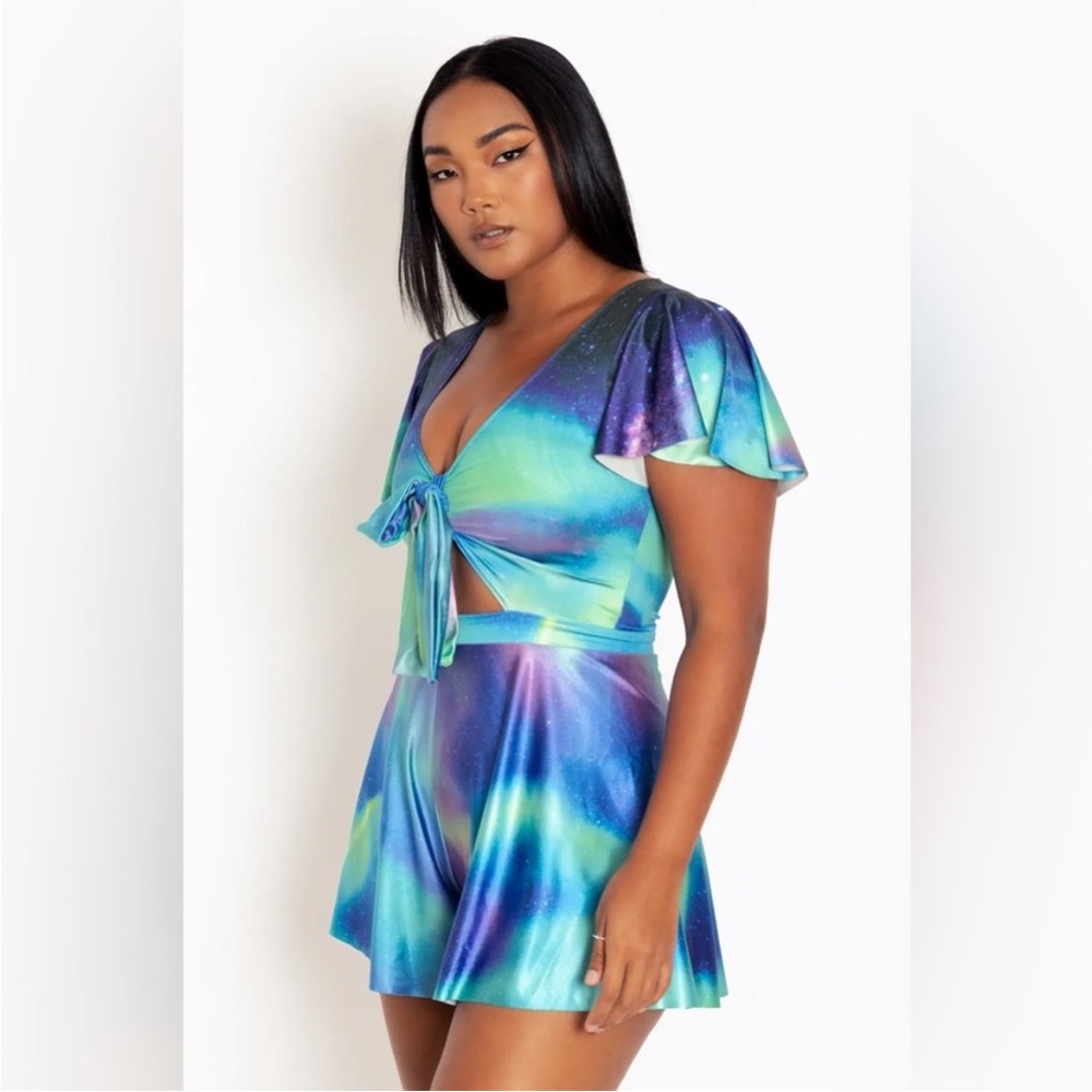 NWT!! Northern Lights Rio Playsuit, Blackmilk Size Medium